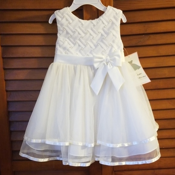 Rare Editions Other - Toddler white pearl dress Rare Editions Other - Toddler white pearl dress